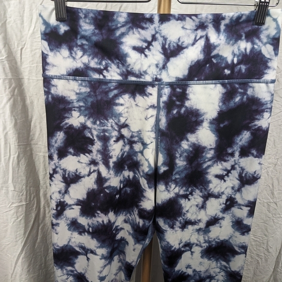 JoyLab Blue and White Leggings with Tie-Dye Pattern Sz L - Picture 3 of 7